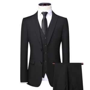 Versatile Three-Piece Gray Suit