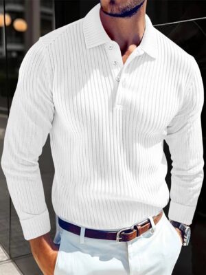 Luxury Casual Quarter-Zip Polo Sweater