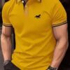 Classic Fit Summer Polo with Contrast Accents